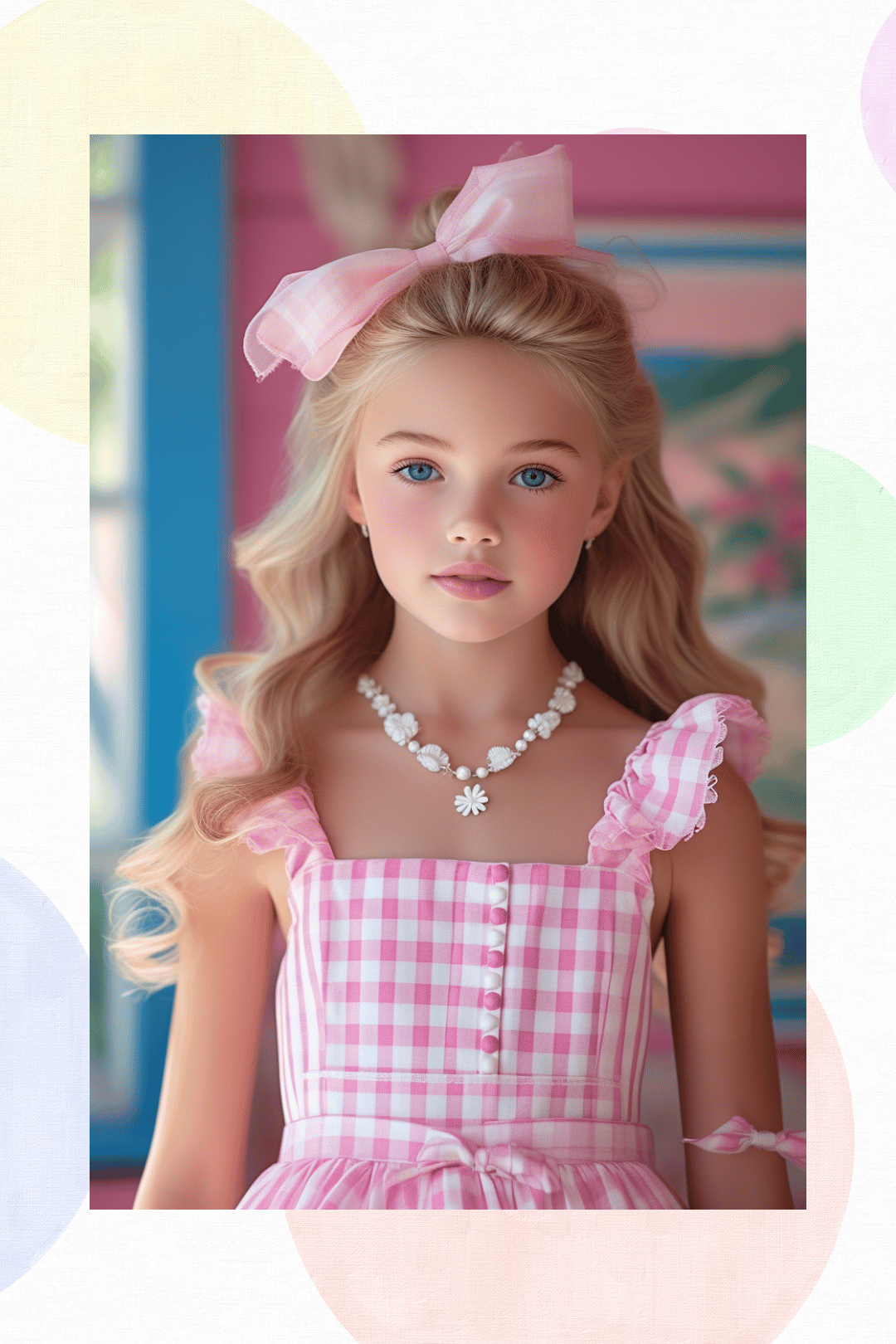 Barbie Movie in Pink Gingham