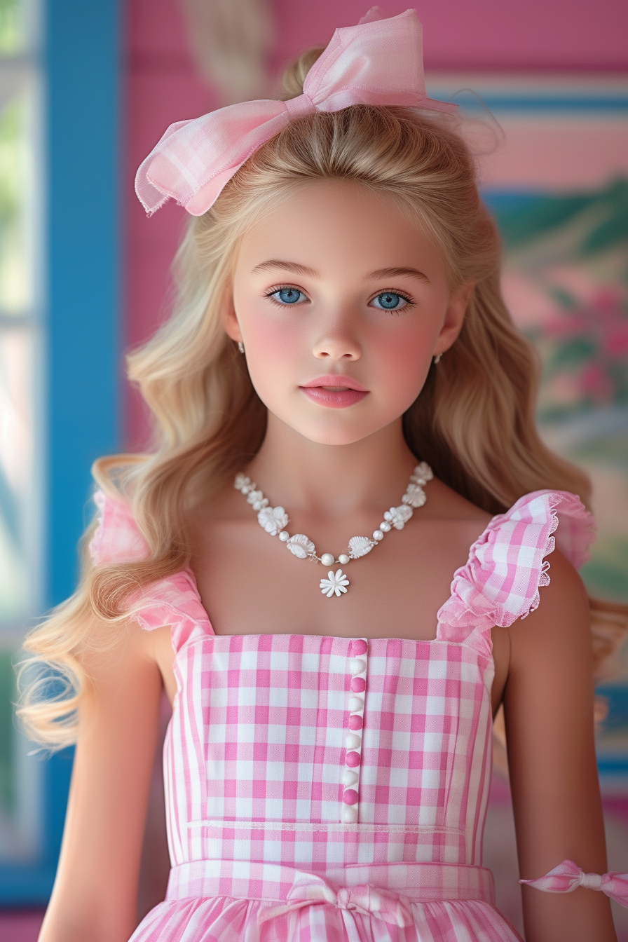 Barbie Movie in Pink Gingham